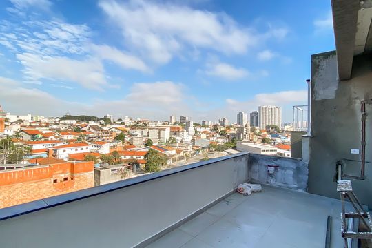 Vista da varanda da sala de apartamento à venda com 2 quartos, 77m² em Cidade Patriarca, São Paulo