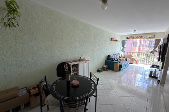 Sala de apartamento para alugar com 3 quartos, 69m² em Taguatinga, Brasília