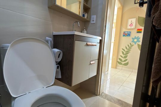 Banheiro de apartamento para alugar com 3 quartos, 75m² em Taguatinga, Brasília