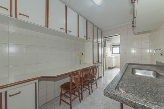 Cozinha de apartamento para alugar com 3 quartos, 104m² em Chácara Santo Antônio (zona Sul), São Paulo