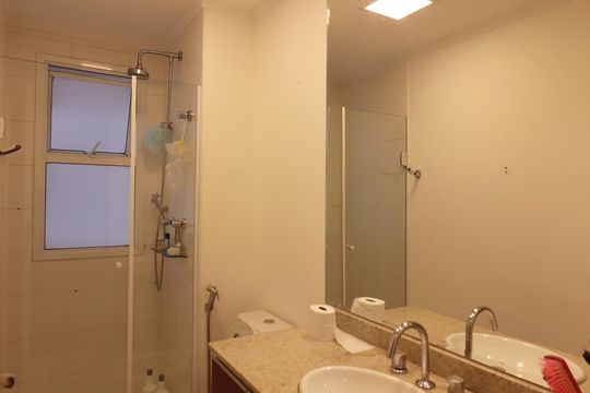 Banheiro Social de apartamento à venda com 3 quartos, 123m² em Centro, São Bernardo do Campo