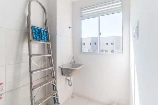 Área de Serviço de apartamento para alugar com 2 quartos, 46m² em Vila Perracini, Poá