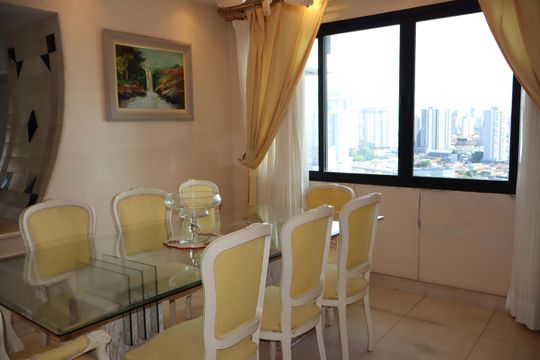 Sala de Jantar de apartamento à venda com 4 quartos, 540m² em Jardim Avelino, São Paulo