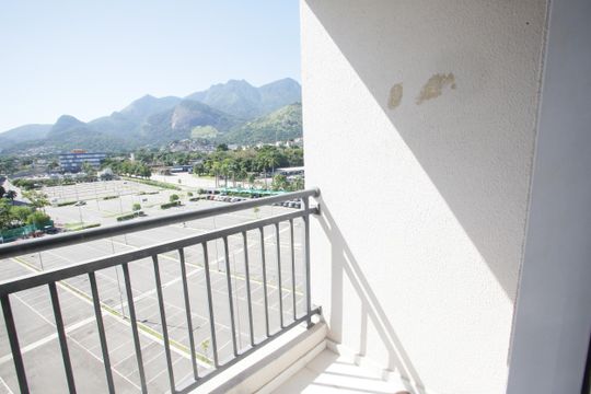 Varanda da Sala de apartamento à venda com 2 quartos, 43m² em Anil, Rio de Janeiro