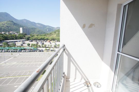 Varanda da Sala de apartamento à venda com 2 quartos, 43m² em Anil, Rio de Janeiro