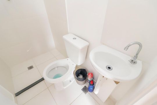 Banheiro de kitnet/studio à venda com 1 quarto, 16m² em Itaquera, São Paulo