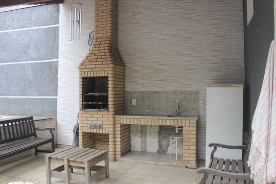 Espaço Gourmet e piscina de casa à venda com 4 quartos, 242m² em Vila Rosalia, Guarulhos