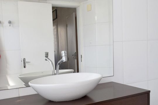 Banheiro da Suíte de apartamento à venda com 3 quartos, 90m² em Jardim Vera Cruz, São Paulo