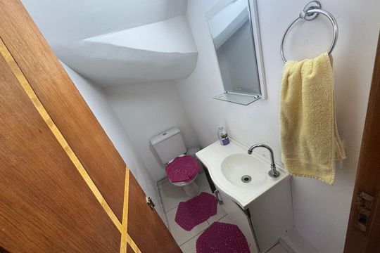 Banheiro de casa de condomínio à venda com 3 quartos, 81m² em Vila Aricanduva, São Paulo