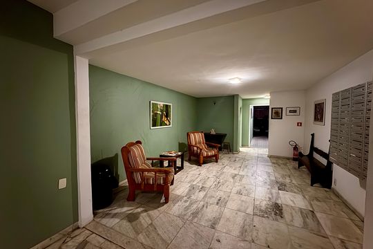 Área comum de apartamento à venda com 2 quartos, 70m² em Laranjeiras, Rio de Janeiro