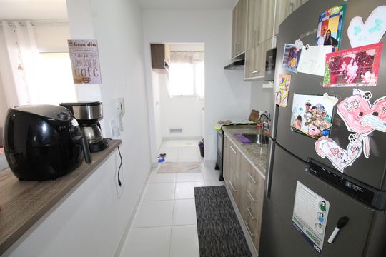 Cozinha de apartamento para alugar com 2 quartos, 63m² em Vila Industrial, São José dos Campos