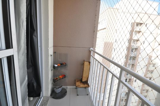 Sacada da Sala de apartamento à venda com 2 quartos, 55m² em Parque Novo Mundo, São Paulo