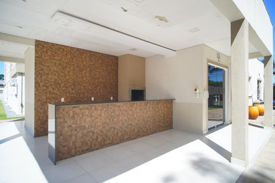 Área comum - Churrasqueira de apartamento à venda com 2 quartos, 45m² em Feitoria, São Leopoldo