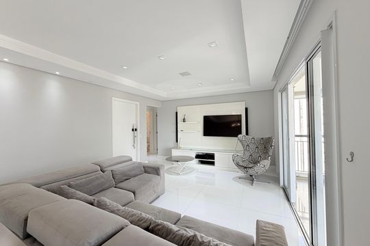 Sala de apartamento à venda com 4 quartos, 180m² em Belenzinho, São Paulo