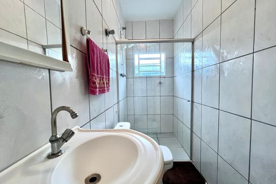 Banheiro da Suíte de casa à venda com 3 quartos, 320m² em São Benedito, Belo Horizonte