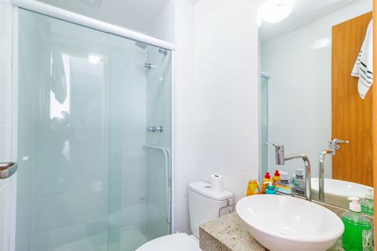 Banheiro da Casa de apartamento à venda com 2 quartos, 51m² em Jardim Iris, São Paulo
