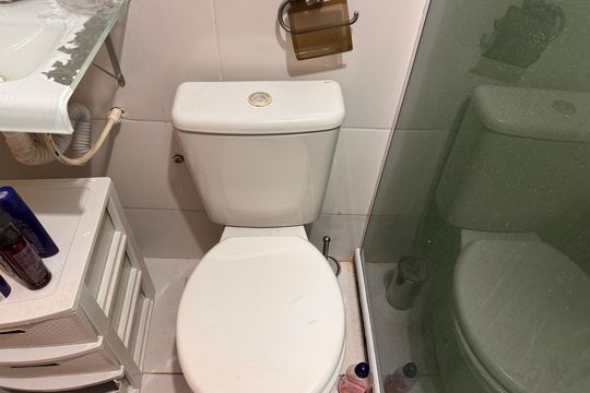 Banheiro Social de casa de condomínio à venda com 2 quartos, 60m² em Recreio dos Bandeirantes, Rio de Janeiro