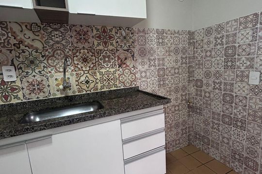 Cozinha de apartamento à venda com 3 quartos, 75m² em Vila Gertrudes, São Paulo