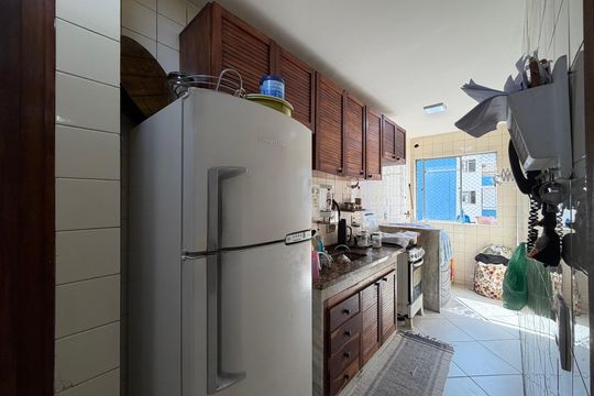Cozinha de apartamento à venda com 2 quartos, 64m² em Taquara, Rio de Janeiro