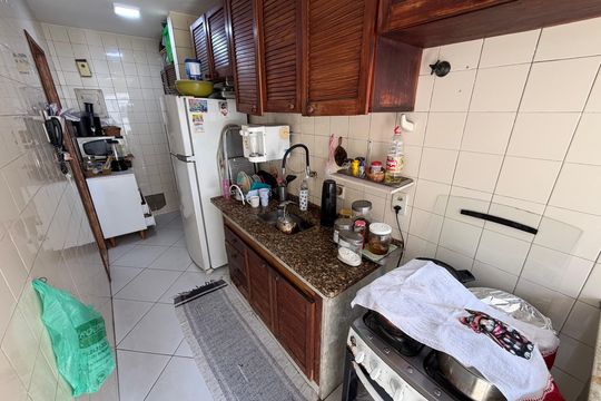Cozinha de apartamento à venda com 2 quartos, 64m² em Taquara, Rio de Janeiro