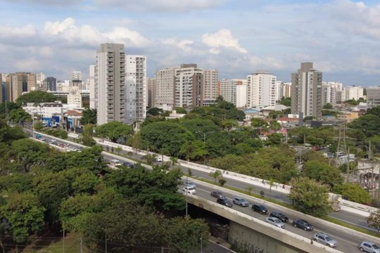 Vista de apartamento para alugar com 1 quarto, 27m² em Brooklin, São Paulo