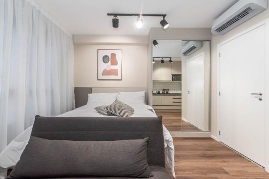 Studio de apartamento para alugar com 1 quarto, 27m² em Brooklin, São Paulo
