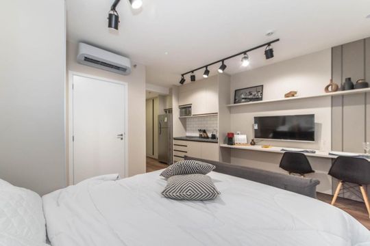 Studio de apartamento para alugar com 1 quarto, 27m² em Brooklin, São Paulo