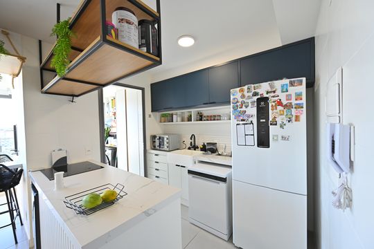 Cozinha de apartamento à venda com 2 quartos, 78m² em Vila Monte Alegre, São Paulo