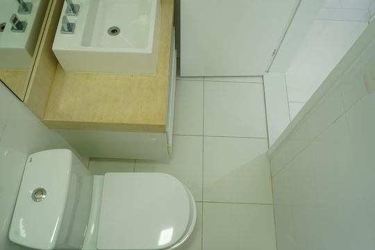 Banheiro da Suíte de apartamento para alugar com 3 quartos, 95m² em Tatuapé, São Paulo