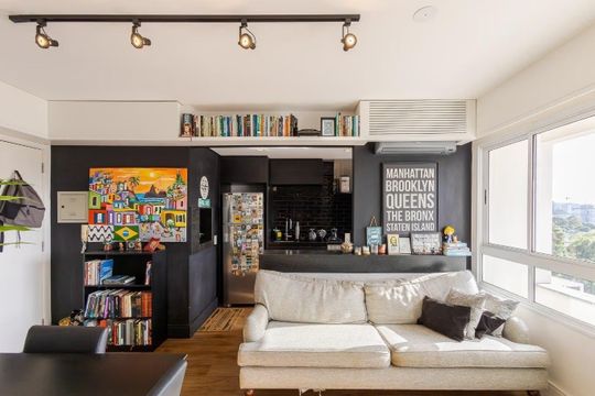 Sala de apartamento para alugar com 1 quarto, 55m² em Tristeza, Porto Alegre