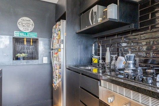 Cozinha de apartamento para alugar com 1 quarto, 55m² em Tristeza, Porto Alegre