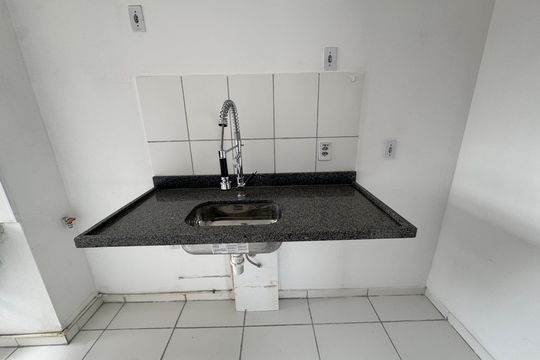Cozinha de apartamento à venda com 2 quartos, 48m² em São Pedro, Osasco