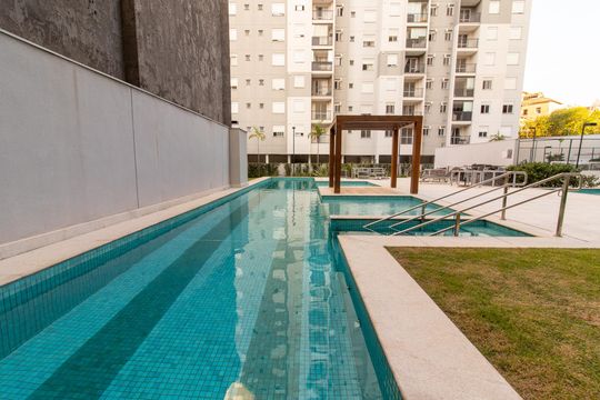 Área comum - Piscina de apartamento à venda com 2 quartos, 56m² em Bonfim, Campinas