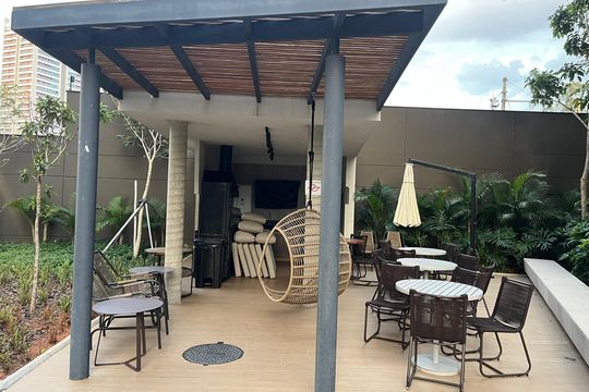 Área comum - Churrasqueira de apartamento à venda com 2 quartos, 55m² em Vila Anastácio, São Paulo