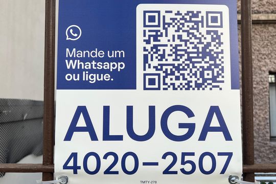 Placa de apartamento para alugar com 2 quartos, 60m² em Pinheiros, São Paulo