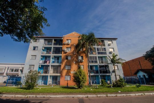 Fachada de apartamento à venda com 2 quartos, 48m² em Sarandi, Porto Alegre