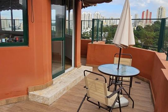 Varanda de apartamento à venda com 4 quartos, 240m² em Jardim Marajoara, São Paulo