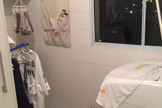 Area de serviço de apartamento à venda com 2 quartos, 59m² em Vila Guararapes, Campinas