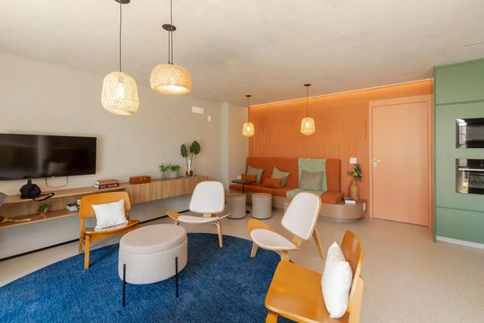 Área comum de kitnet/studio para alugar com 1 quarto, 34m² em Vila Congonhas, São Paulo