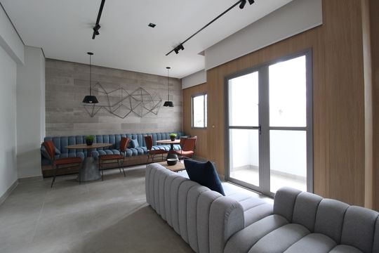 Área Comum - Coworking de apartamento à venda com 1 quarto, 24m² em Vila Nova Conceição, São Paulo