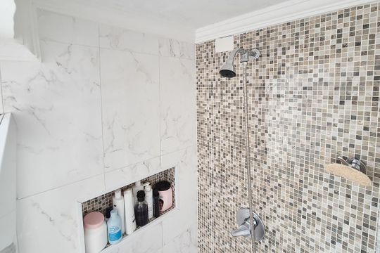 Banheiro Social de apartamento à venda com 3 quartos, 68m² em Demarchi, São Bernardo do Campo