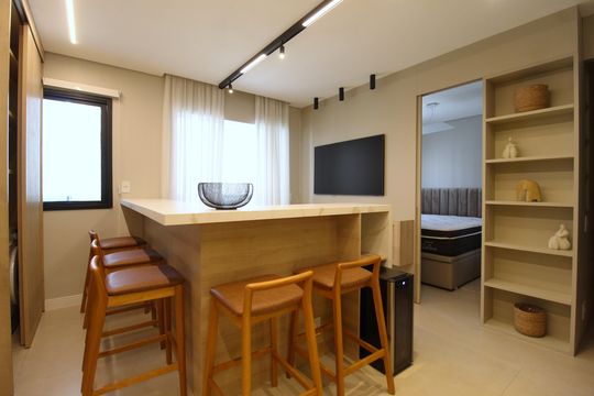 Sala de apartamento à venda com 2 quartos, 49m² em Vila Olímpia, São Paulo