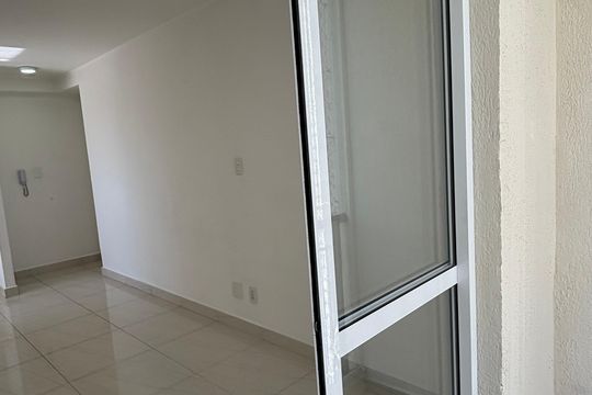 Sala - Sala de Jantar Varanda de apartamento à venda com 2 quartos, 46m² em Parque Jaçatuba, Santo André