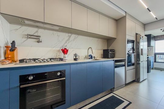 Cozinha de apartamento à venda com 3 quartos, 180m² em Jardim, Santo André