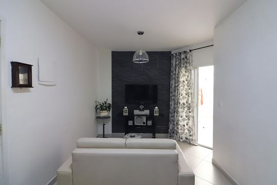 Sala  de apartamento à venda com 3 quartos, 107m² em Vila Euclides, São Bernardo do Campo