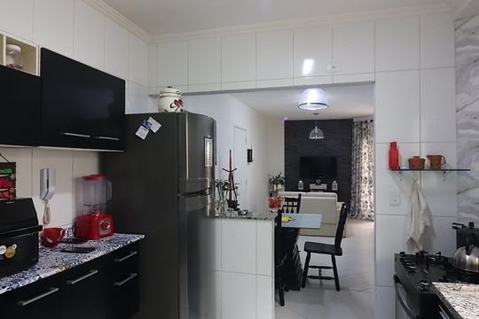 Cozinha  de apartamento à venda com 3 quartos, 107m² em Vila Euclides, São Bernardo do Campo