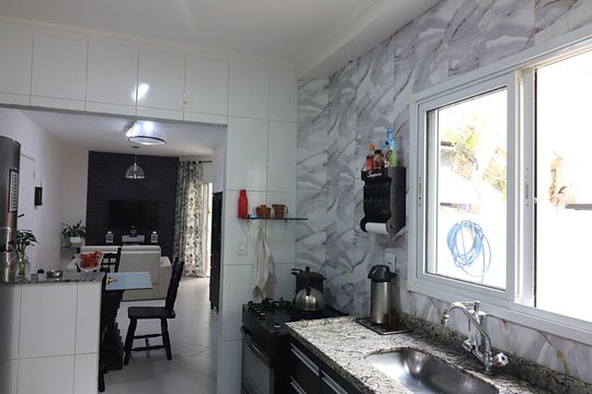 Cozinha  de apartamento à venda com 3 quartos, 107m² em Vila Euclides, São Bernardo do Campo