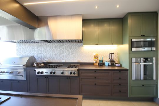Cozinha - Armários de apartamento à venda com 4 quartos, 196m² em Jardim Ampliacao, São Paulo