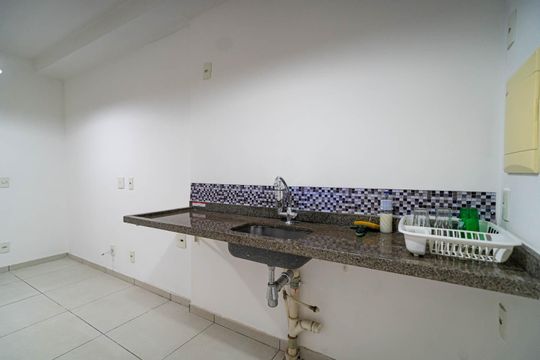 Cozinha de kitnet/studio à venda com 1 quarto, 40m² em Bela Vista, São Paulo