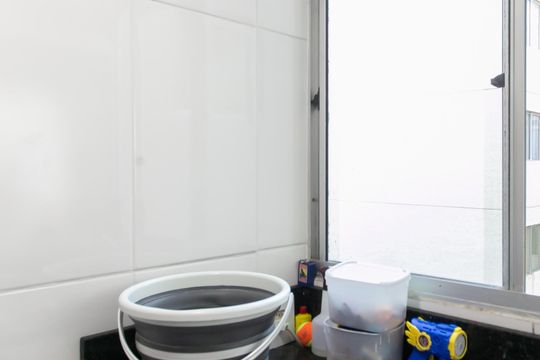 Área de Serviço  de apartamento à venda com 2 quartos, 38m² em Vila Popular, São Paulo
